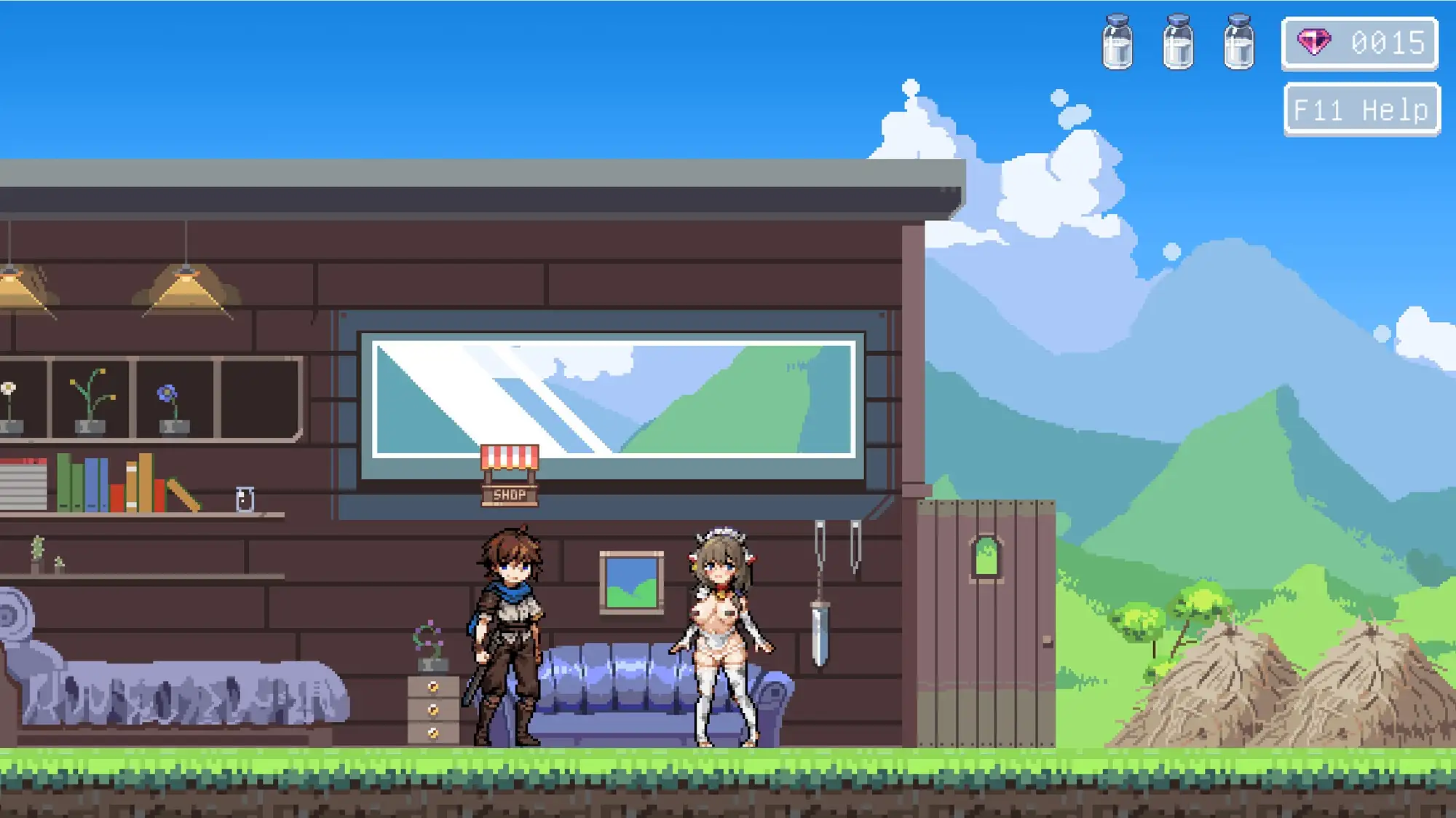 [PC/像素ACT] 牛娘米尔菲 官方中文版 [官中/动态/900M]