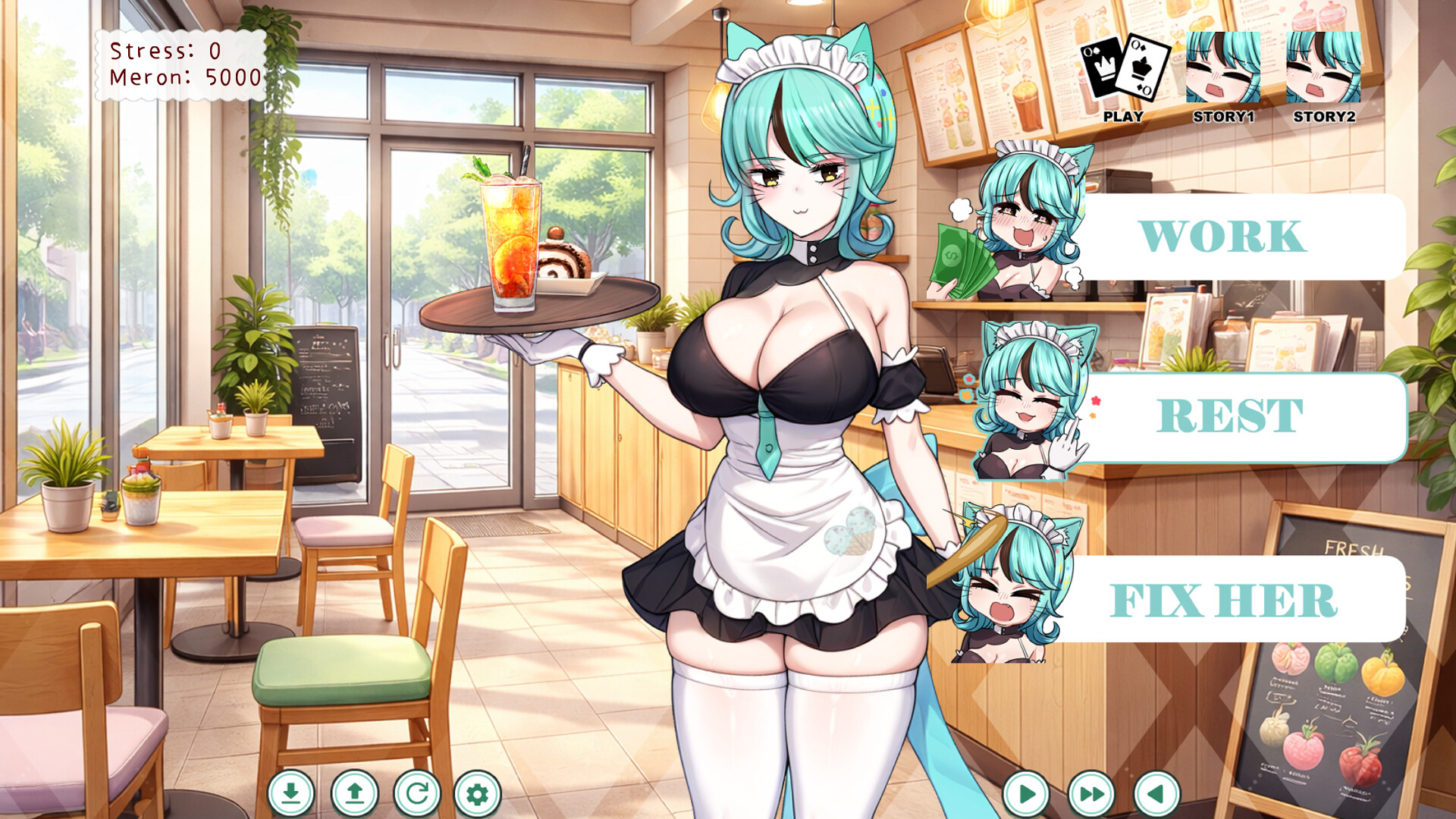 [PC/纯爱SLG] 人外美少女体液饮料店 官方中文版 [官中/动态/400M]