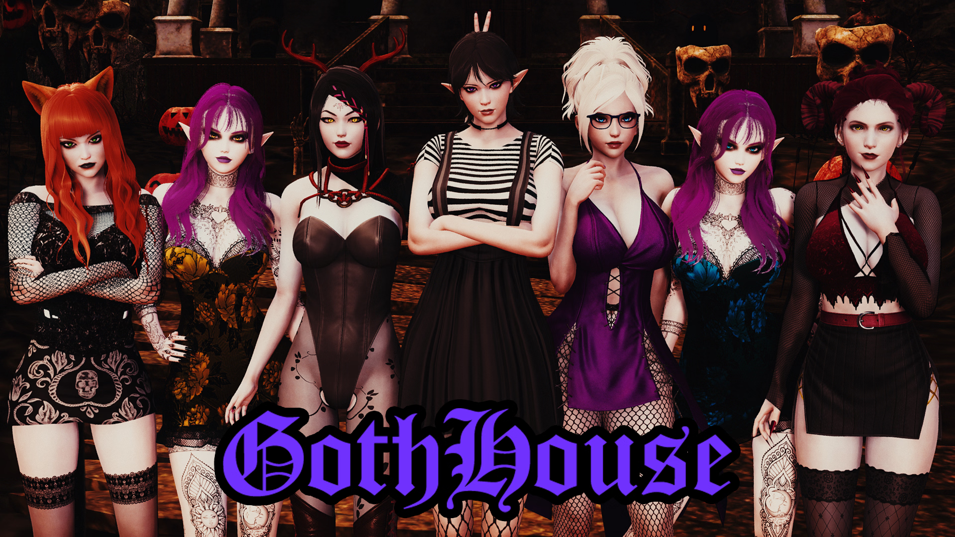 [安卓+PC/欧美SLG] 哥特之家/哥特式宅邸 GothHouse Ch.1-4 汉化版 [汉化/内置攻略Mod/1.5G]