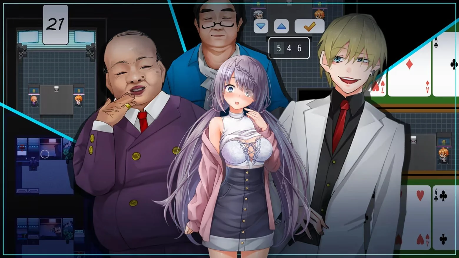 [安卓模拟器+PC/绿色RPG] 密室游戏决斗～今天谁会买走我的女友～ 官方中文版 [官中/步兵/新作/1.7G]